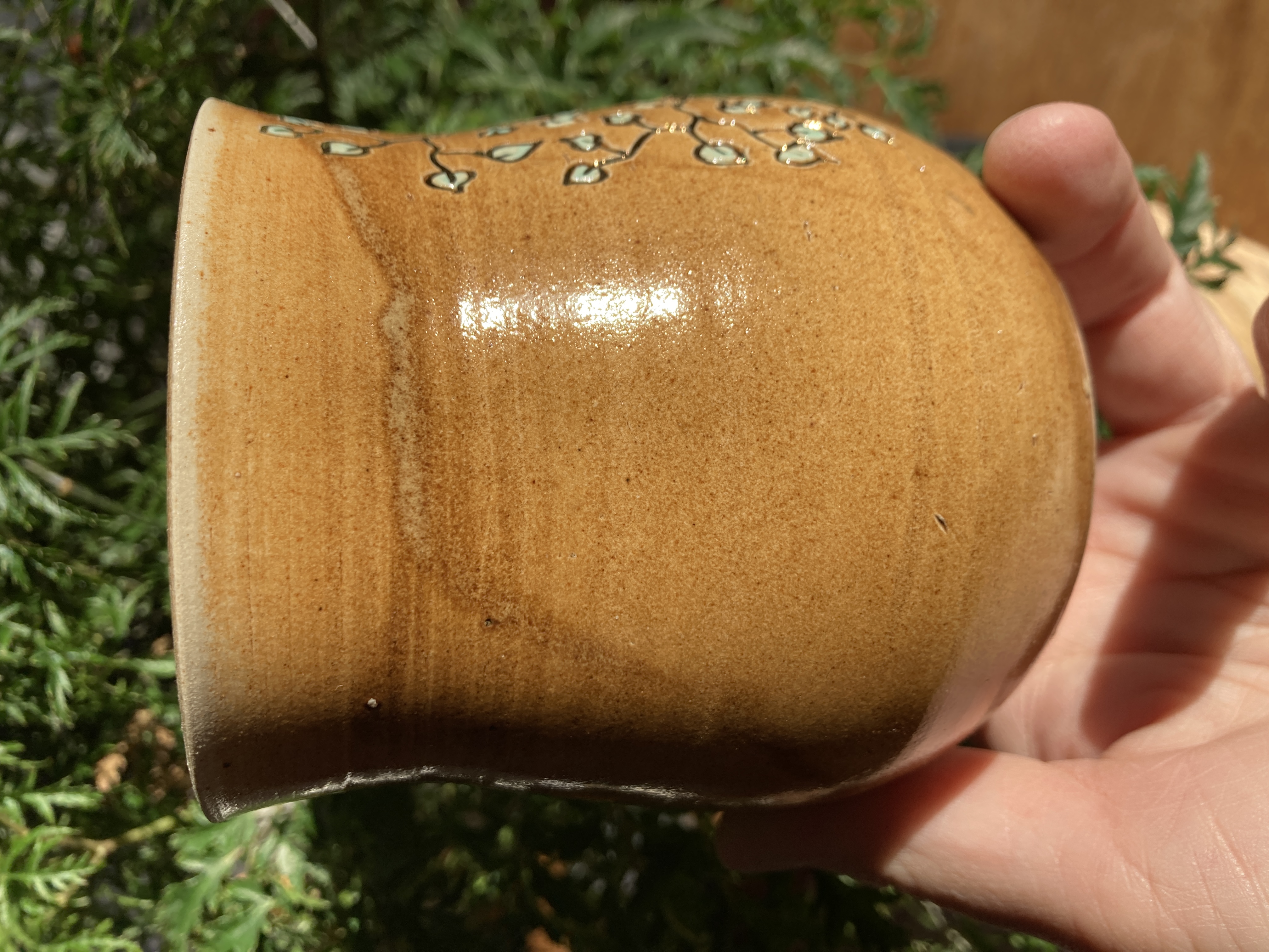 Tasse Lebensbaum mit Heilerde und Gold - Cup tree of life with healing clay and gold